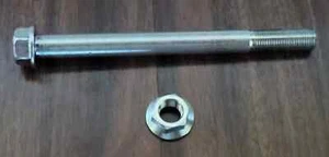 SUZUKI 250 QUAD RACER LT250R 12mm REAR LONG AXLE CARRIER MOUNTING BOLT & NUT - Picture 1 of 6