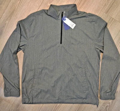 Pullover Southern Tide Para Hombre XL Gunmetal Jaspeado Cuarto Cremallera Malla Forrado $165 Foto 1 de 4