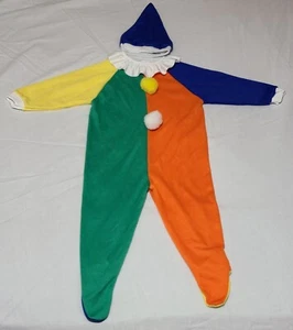 Pagliaccetto vintage 12 mesi pagliaccio pom piedini pigiama Kessler con cappello (A2) - Foto 1 di 9