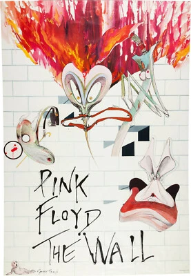 PINK FLOYD Film Window Poster - 'THE WALL' 1982 - reprint