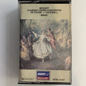 Mozart Clarinet Horn Concertos De Peyer Tuckwell Maag (Cassette) - Picture 1 of 2