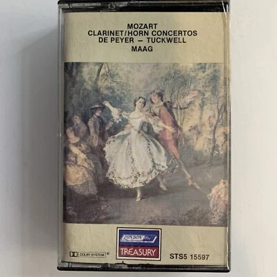 Mozart Clarinet Horn Concertos De Peyer Tuckwell Maag (Cassette) - Image 1 of 2