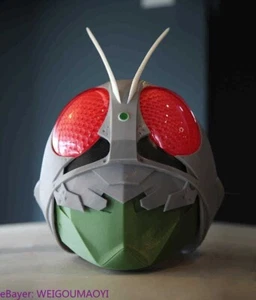 1/1 SCALE Masked Rider 1 New RED EYES Helmet Mask Painted Cosplay WEARABLE - Picture 1 of 8