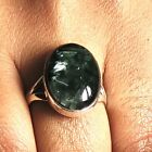Seraphinite Gemstone Ring Solid 925 Sterling Silver Fantastic Gift Jewellery D34