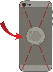 Klock Werks iOmounts Device Mount Replacement Components IOADAPTDISC iOdapt disc - Foto 1 di 1