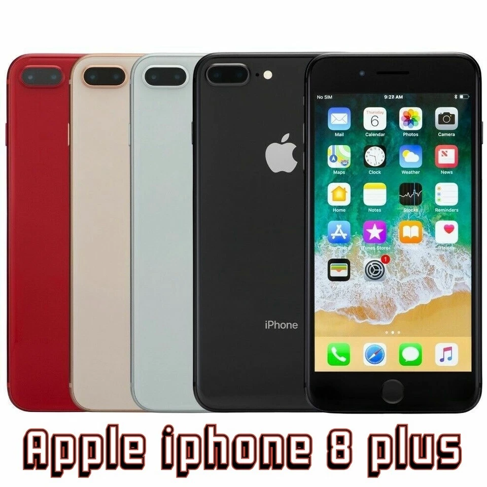 NEW Apple iPhone 8 Plus, Unlocked, 256GB, with sealed box , All Colours - Image 1 of 1