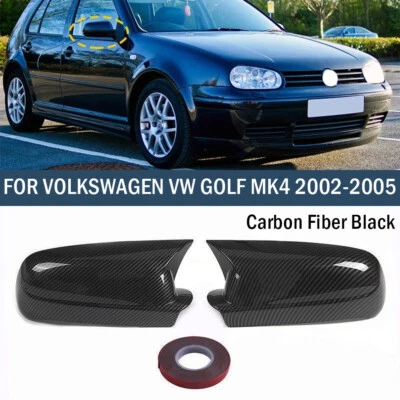 Cubierta de espejo retrovisor lateral de fibra de carbono OX para Volkswagen VW Golf MK4 2002-2005 Foto 1 de 4