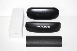 Bundle Of 4 Designer Hard Cover Glasses Cases-Dior, Prada, Police & Ralph Lauren - Picture 1 of 15