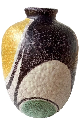 Ruscha Keramik Vase  Milano von Cilli Wörsdörfer um 1950, H=10,5cm Topzustand - Bild 1 von 4