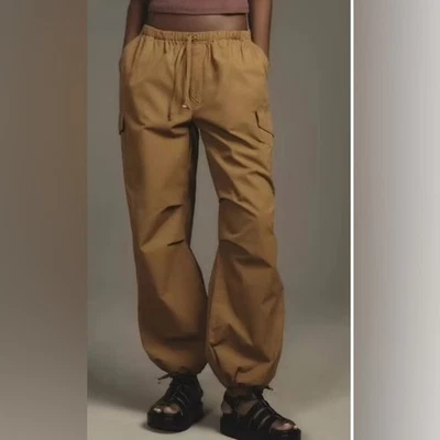 Anthropologie pilcro pull on parachute cargo pants - Image 1 of 4