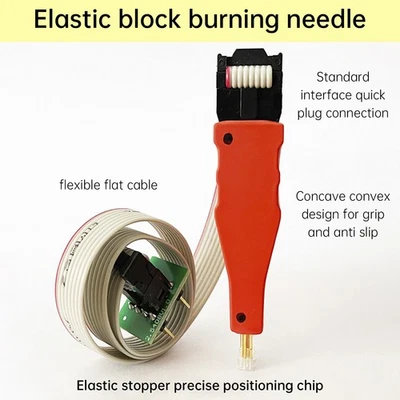 MADHORNETS TSSOP8/MSOP8 Chip Burn Test Probe Micro Chip Spring Pin Car Connection Cable
