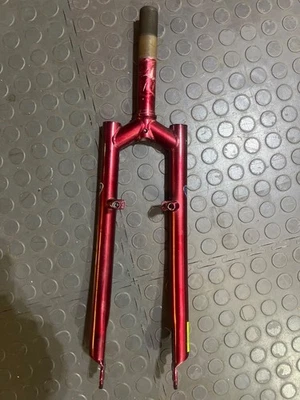 "Horquilla delantera roscada vintage Tange Struts rígida segmentada 5 piezas 26"" 1 1/8"" 1991" Foto 1 de 3