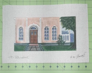 Handpainted Needlepoint 18ct SHARON G PC Rhinebeck 1994 - Picture 1 of 1