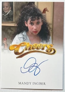 Autógrafo Mandy Ingber Full Bleed, Cheers Premiere Edition de Rittenhouse - Imagen 1 de 2