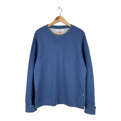 ORLEBAR коричневый толстовка большого размера синий мужской размер L - Изображение 1 из 4