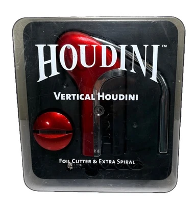 HOUDINI Sacacorchos Vertical Houdini Abridor de Botellas con Cortador de Lámina y Espiral Extra Foto 1 de 4