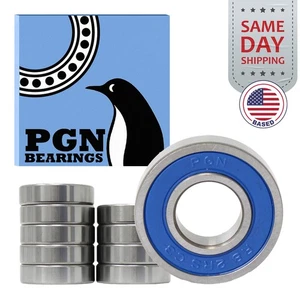 (10) R8-2RS Premium Rubber Seal Ball Bearing C3, 1/2"x1-1/8"x5/16", R8rs - Picture 1 of 11
