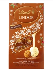 🔴 Nuevo LIMITADO Lindt Lindor SNICKERDOODLE Leche Navidad Chocolate Trufa 5.1oz - Imagen 1 de 2