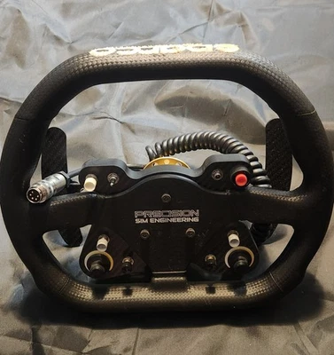 Precision Sim Engineering GT3 Wired, Sparco P310 Rim, Go Race QR, w/ paddles - Image 1 of 4