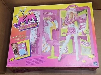 Nuevo en Caja Vintage Hasbro 1986 Jem Hologramas 4080 Rock Backstager Juego Hablar Foto 1 de 4
