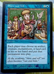 Show And Tell - USG - Magic The Gathering - Vintage 1998 WOTC - Picture 1 of 12