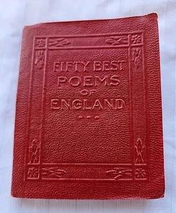 LITTLE LUXART LIBRARY 50 BEST POEMS OF ENGLAND RED COVER - Bild 1 von 4