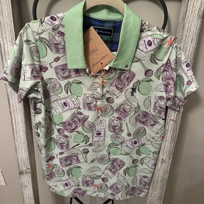 Polo de golf William Murray × Tito’s Transfusion para damas nuevo con etiquetas talla grande Foto 1 de 4