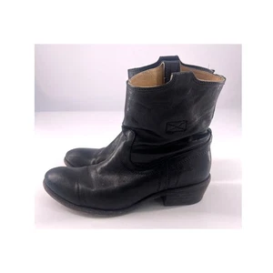 Frye Stiefeletten Damengröße 7,5 B schwarz Leder Booties Anna Shortie Basic - Bild 1 von 10