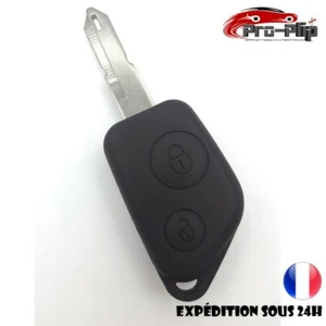 CLE PLIP PEUGEOT 106 206 306 205 307 405 406 2 boutons lame trouée COQUE @Pro-Pl - Imagen 1 de 1