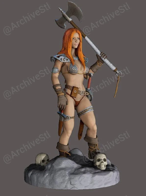 Kit modelo estatua escultura resina Sonja roja sin pintar/sin montar Foto 1 de 1