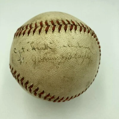 Extraordinary "Captain" Hank Greenberg 1942 World War Two Signed Baseball JSA - Image 1 of 4