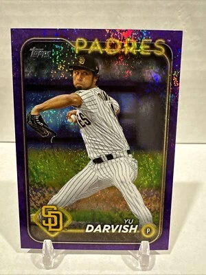 2024 Topps Series Two Purple Holofoil /799 Yu Darvish #627 - Image 1 of 2