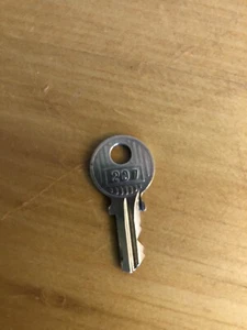 Authentic LOUIS VUITTON KEY 207 REPLACEMENT for LV LOCK PADLOCK KEY  - Picture 1 of 3