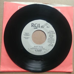ALABAMA Down Home DJ PROMO 45 7" COUNTRY RCA Schallplatte Vinyl Schallplatten 1991 - Bild 1 von 2