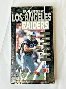 Los Angeles Raiders Official 1993 Video Yearbook VHS Tape NFL NEW SEALED PROMO! - Bild 1 von 6