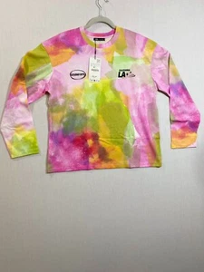 Zara Tie Die Printed T-shirt - Sz. S - Pink - Bild 1 von 6