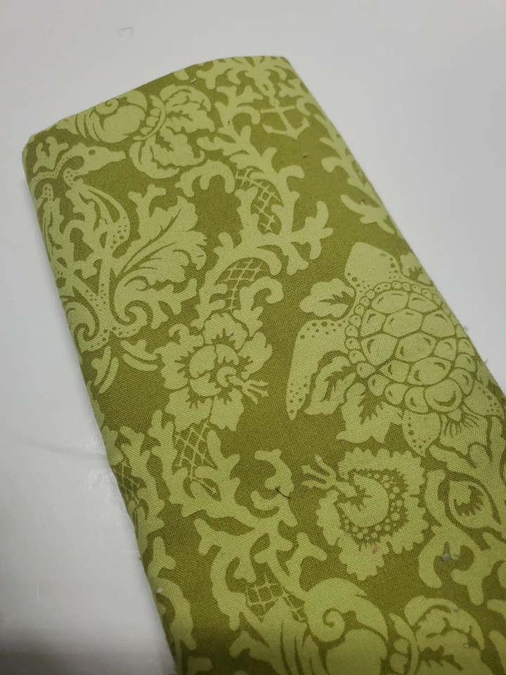 Tula Pink Fabric Neptune Moda OOP RARE Green Sew Quilt Cotton Ocean FAT QUARTER  - image 1 of 1