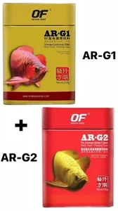 OF Ocean Free AROWANA Fish Food Large Floating Pallet Enhancer Color Set 2 - Picture 1 of 11