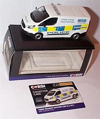 Corgi Vanguards 1:43 SCALE VA15103 Ford Transit Custom Leader W Yorkshire Police - Image 1 of 2