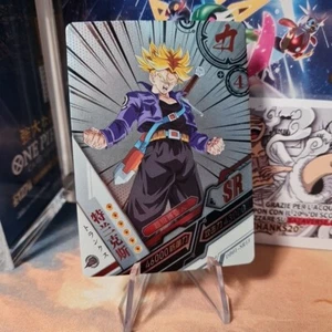 TRUNKS - Dragon Ball Super Heores TCG CARD GAME - Serie 3 Holo - ULTRA RARE - Foto 1 di 1