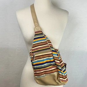 Bolso Bandolera AVON Vintage Comfort Rayas (tiene algunas manchas ver fotos) - Imagen 1 de 10