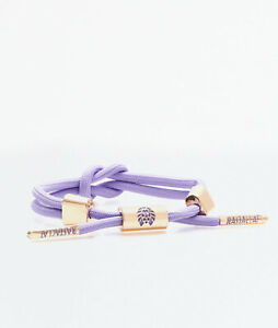 RASTACLAT Miniclat Violet Miniknot Women's Wristband Bracelet Purple Jewelry NEW