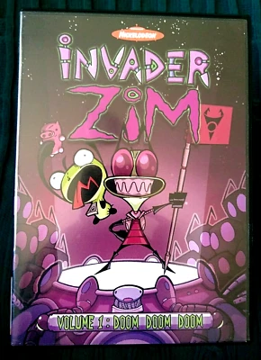 INVADER ZIM – VOLUME 1 DOOM DOOM DOOM – DVD, 2-DISC- R-1- VERY GOOD FREE POSTAGE - Image 1 of 2