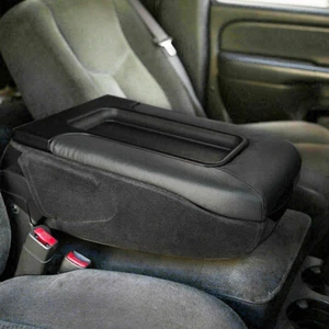 Center Console Lid Kit Arm Rest for 1999-2007 Chevy Silverado GMC Sierra Black - Picture 1 of 17