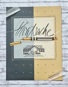 Privatsache Lamy Waterman Parker Pelikan Füller Nagel Werbung Reklame Vintage - Picture 1 of 4