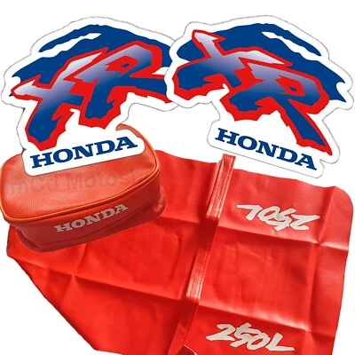 Kit funda asiento calcomanías depósito y bolsa guardabarros trasero para honda xr250l xr 250l diseño 93 Foto 1 de 4