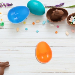 50pcs Practical Decorative Colorful Easter Egg Fillable Easter Gift Boxes - Picture 1 of 12