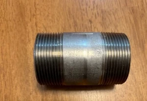 1-1/2" X 3"  T-316 Stainless Steel Nipple Sch. 40 NEW OPEN BOX FAST SHIPPING - Picture 1 of 1