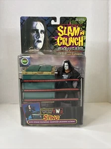 New 1999 WCW NWO Toy Biz Sting Slam N Crunch Action Figure - Picture 1 of 4