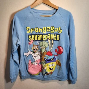 Vintage Spongebob sweatshirt 2001 Size 19 2xl Kids Nickelodeon RARE - Picture 1 of 5
